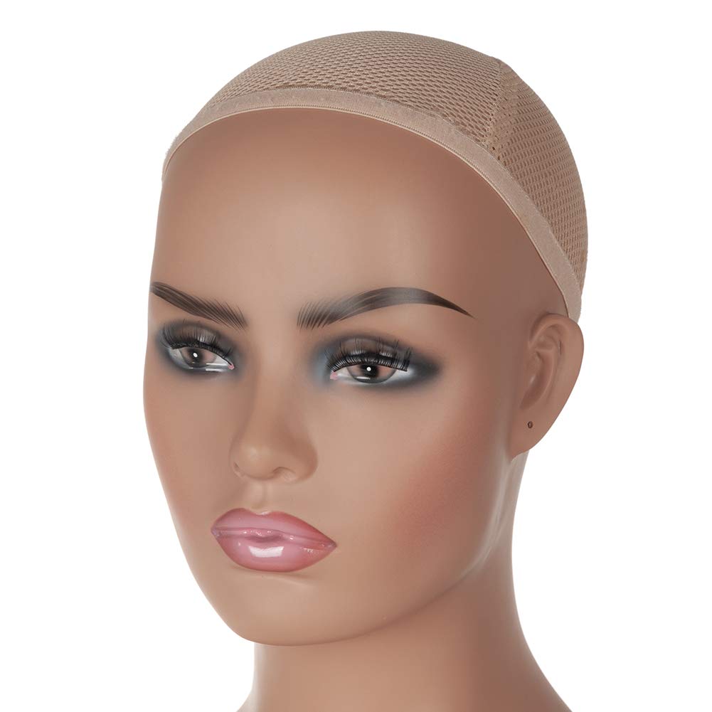 Realistic Female Mannequin Head with Shoulder Display Manikin Head Bust for Wigs,Makeup,Beauty Accessories Displaying