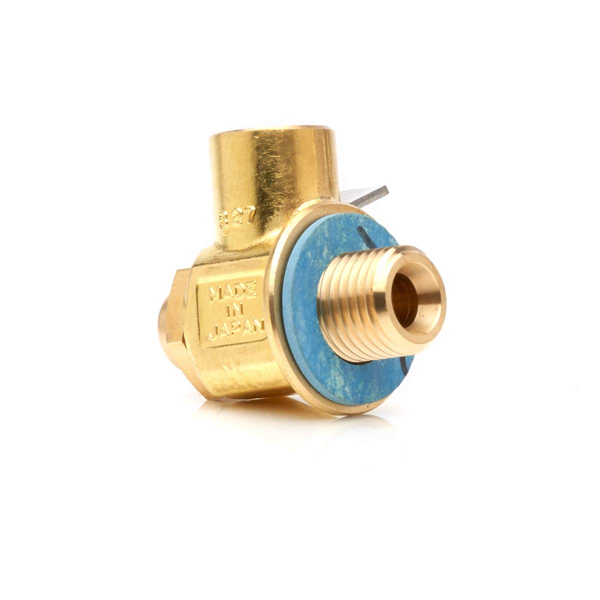 Original Fumoto F108S FS-Series Drain Valve with Short Nippple with Lever Clip, Bronze, 16mm-1.5