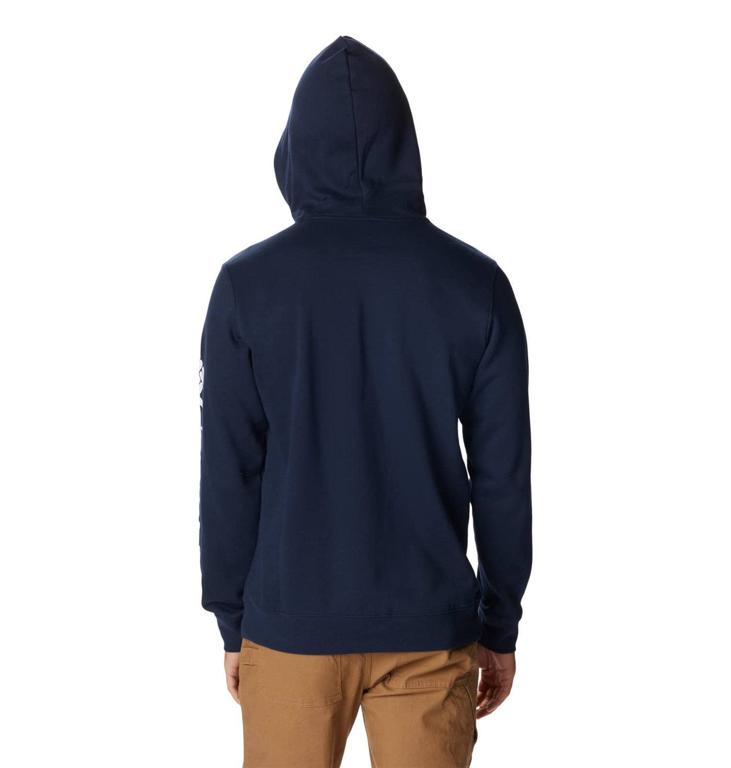 Columbia Men's Trek Hoodie, Collegiate Navy/CSC Sleeve Logo, Large