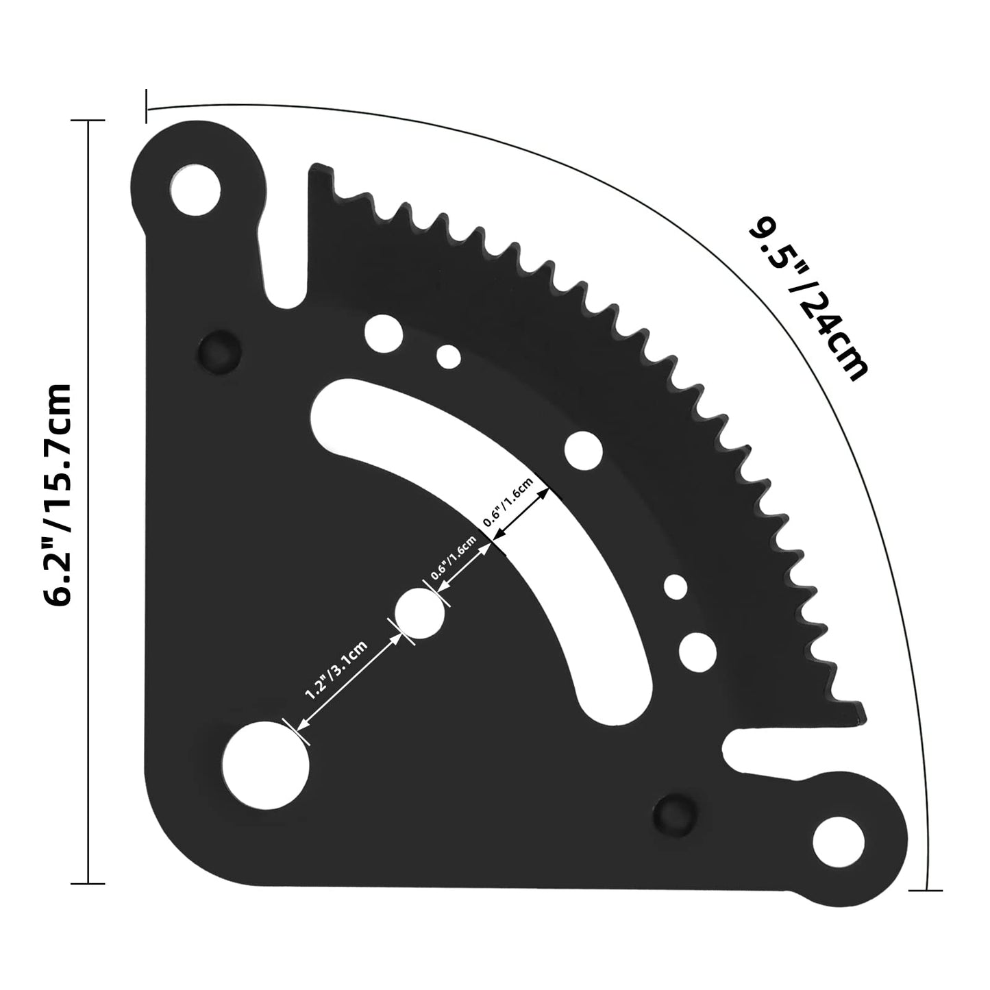 19 Teeth Steering Sector Gear Kit Compatible with John Deere Lawn Tractor John Deere D100 D105 D110 D120 D125 D130 D140 D150 D160 D170 with Pinion Gear & Bushing, Direct Replace