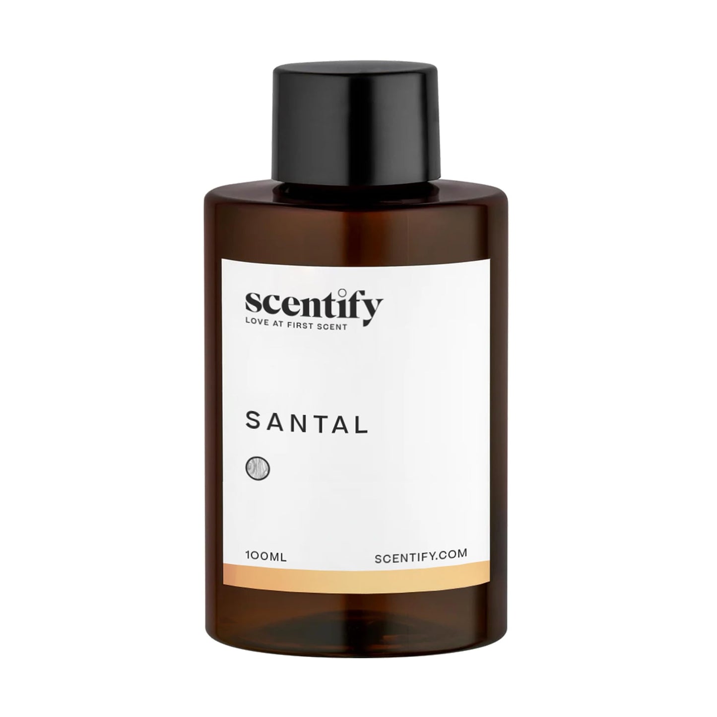 Scentify Santal Aroma Oil Refill Scent for Oil Diffusers - Iris, Amber, Sandalwood, Cedar Scents - Luxurious Relaxing Aromatherapy Diffuser Fragrance 100ml, 3.38 oz