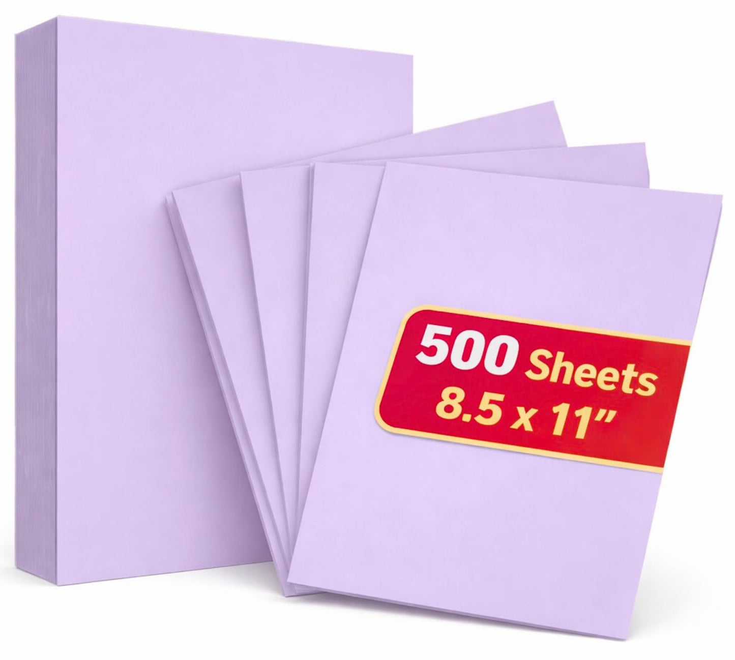 1InTheOffice Lilac Colored Copy Paper, Crafting & Office, 8.5 x 11", 20 lb, 500 Sheets