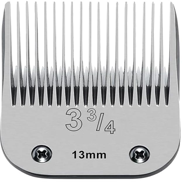 3-3/4 Detachable Replacement Ceramic Blades,compatible with oster Classic 76/Star-Teq/Power-Teq andi A*dis AGC,BDC,BGC,MBG Series Clippers，Size 3-3/4, 1/2-Inch（13mm）