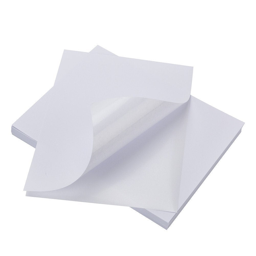9527 Product Full Sheet Shipping Labels, 8-1/2" x 11" Blank White Sticker Paper, Self Adhesive Address Labels for Laser/Inkjet Printers, 500 Labels