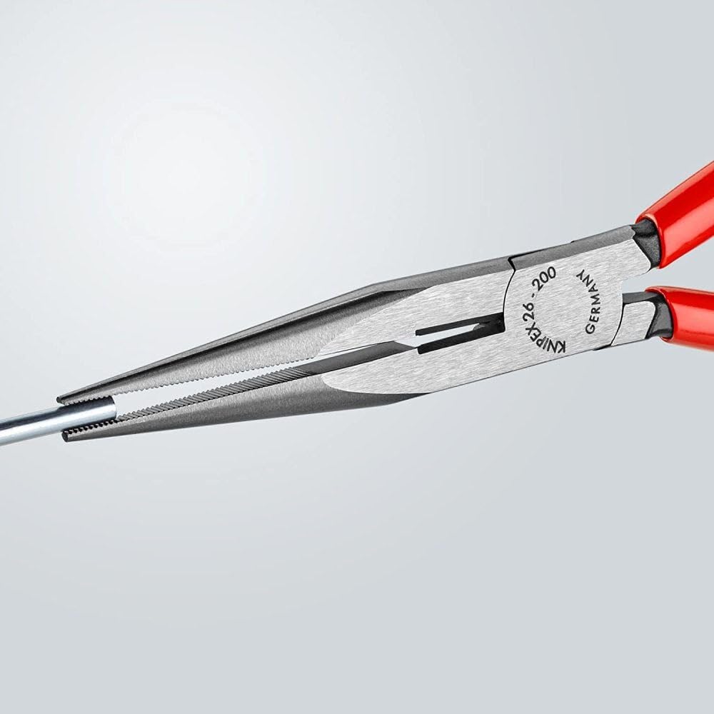 Knipex 2611200SBA 8-Inch Long Nose Pliers with Cutter