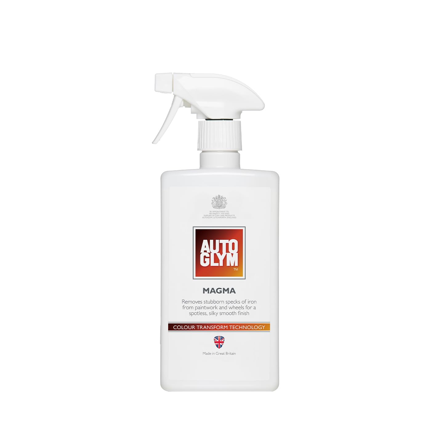 Autoglym Magma Liquid Clay, 500ml - Colour Transform Technology Fallout Remover, Removes Stubborn Iron Specks From Car Bodywork, Brake Discs, Car Wheel Cleaner, Red