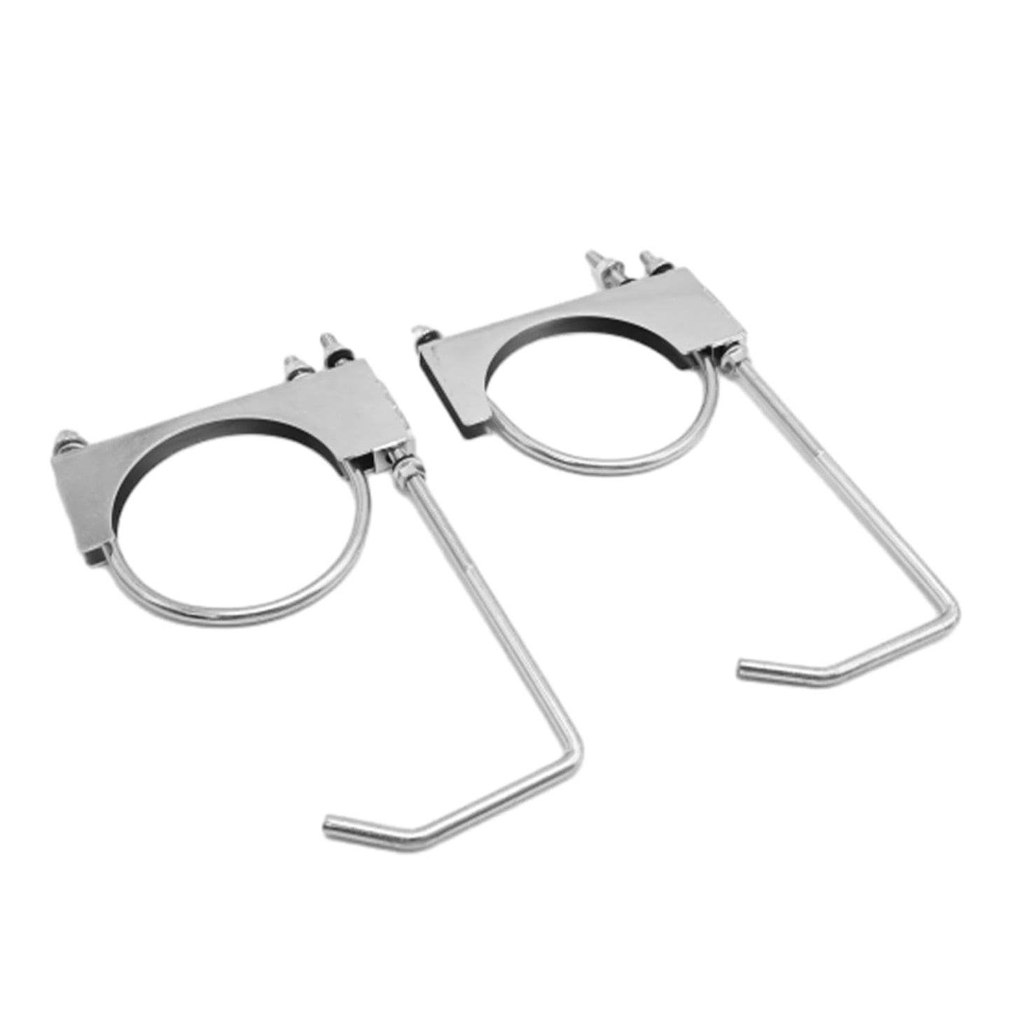 ZUDKSUY 2 Pack 2.5" Universal Exhaust Hanger Exhaust Clamps Exhaust Pipe Bracket with 9.5-Inch Long Muffler Hanger Exhaust Pipe Bracket for Car and Truck Exhaust Pipes