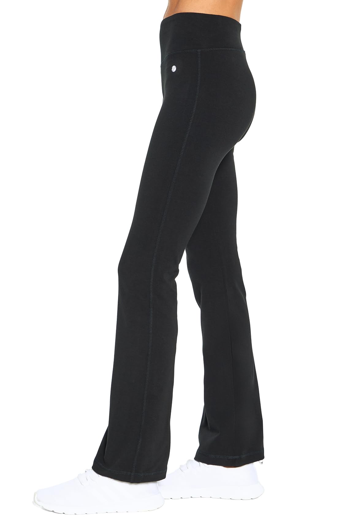 Bally Total Fitness Womens Tummy Control Long Pant Black