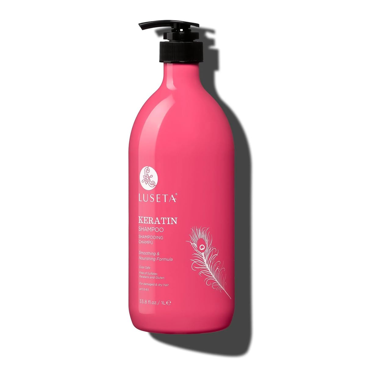 'Luseta Keratin Shampoo Smoothing & Nourishing Formula 33.8 Fl.