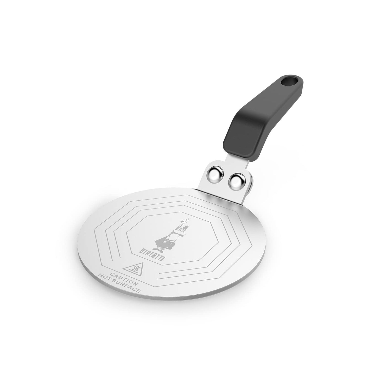 Bialetti Moka Induction Saucer Adapter for Small Cookware and Coffee Maker, 6 Cups, Diameter 13 cm, Steel