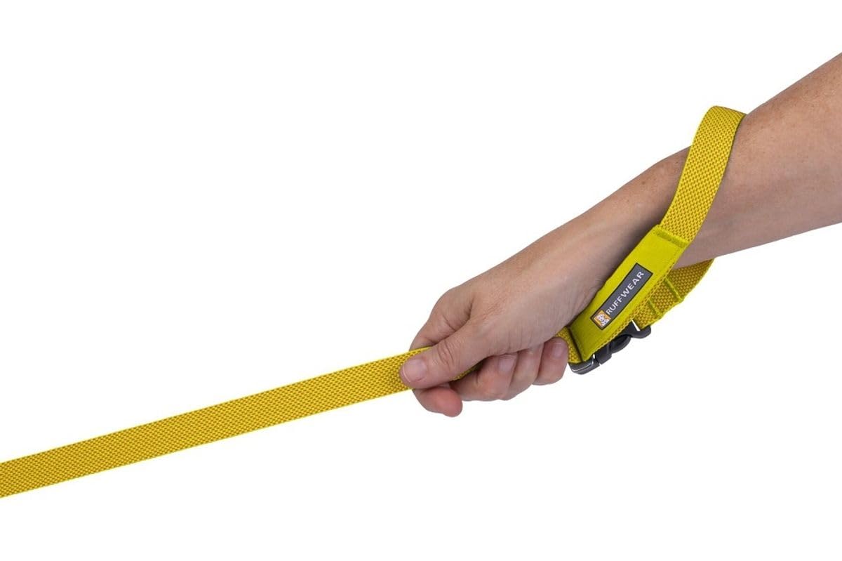 Ruffwear, Flagline Dog Leash, Lightweight Lead with Hands-Free, Waist-Worn Option, Lichen Green