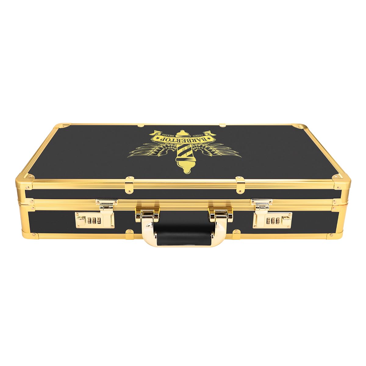 BARBERTOP Professional Barber Supplies Case, Golden