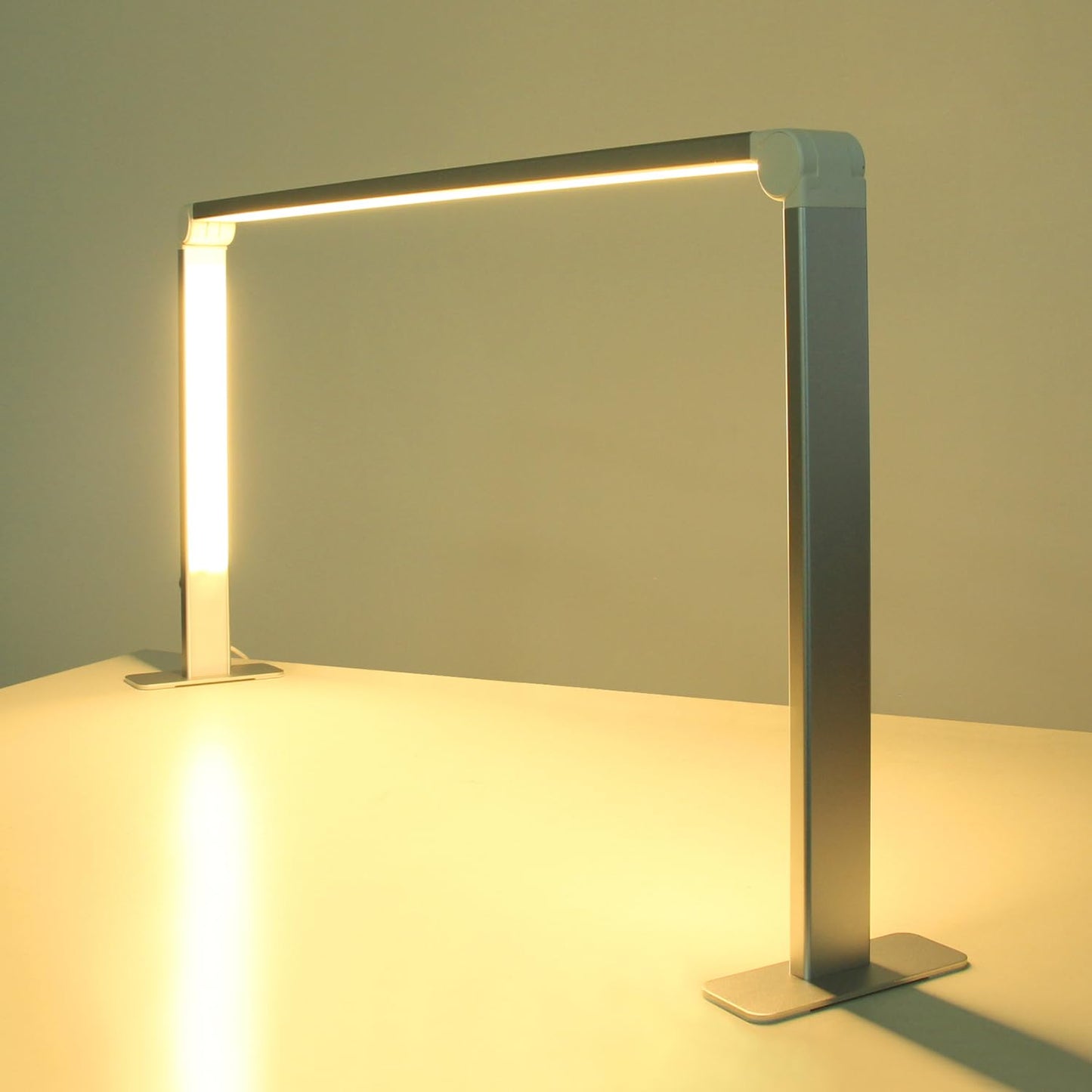 Nail Desk Lamp,Foldable LED Nail Table Light for Nail Art Tech Manicure,Eyelash Beauty Lamp for Salon,Adjust Brightness & 3 Colors Temperature Desk Lamp
