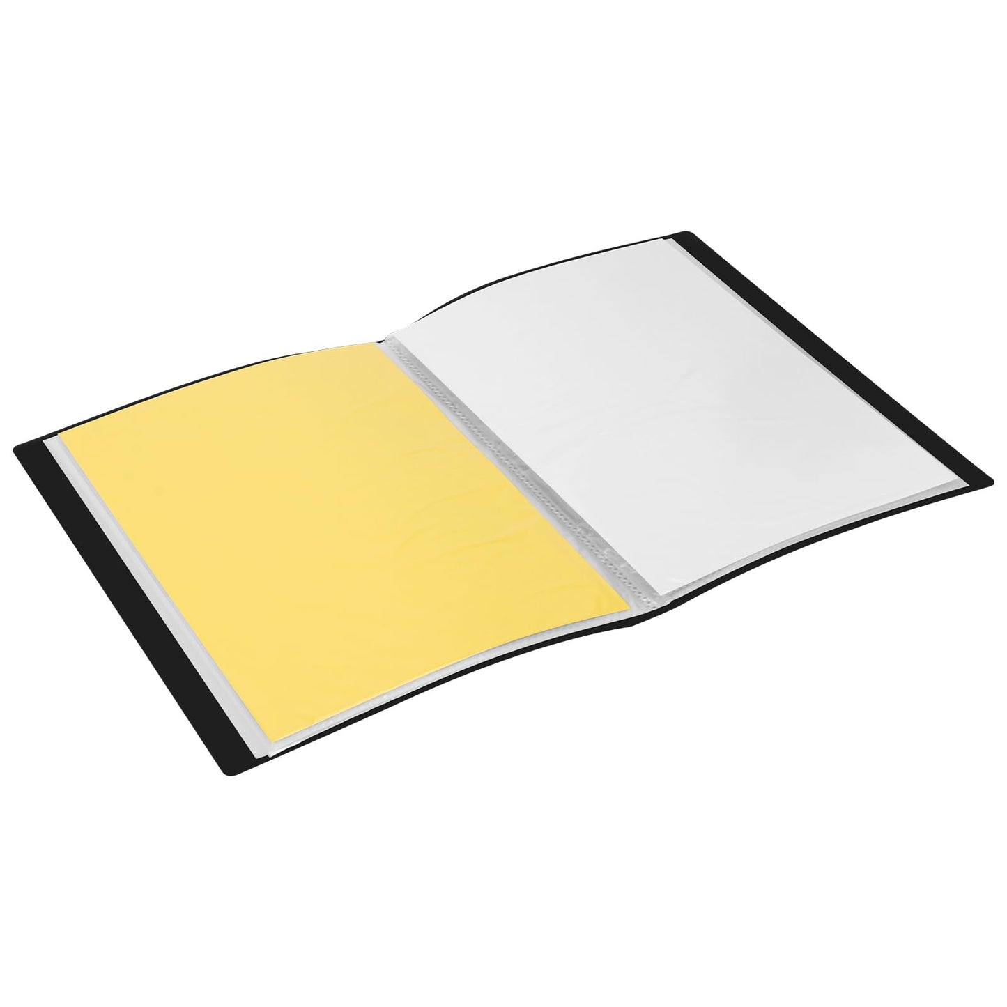 NINGWAAN 6 Pcs Professional Presentation Binder, A4 Portfolio Folder Binder with 60 Plastic Sleeves, Document Organizer for Artwork, Office Papers, Recipe Collections
