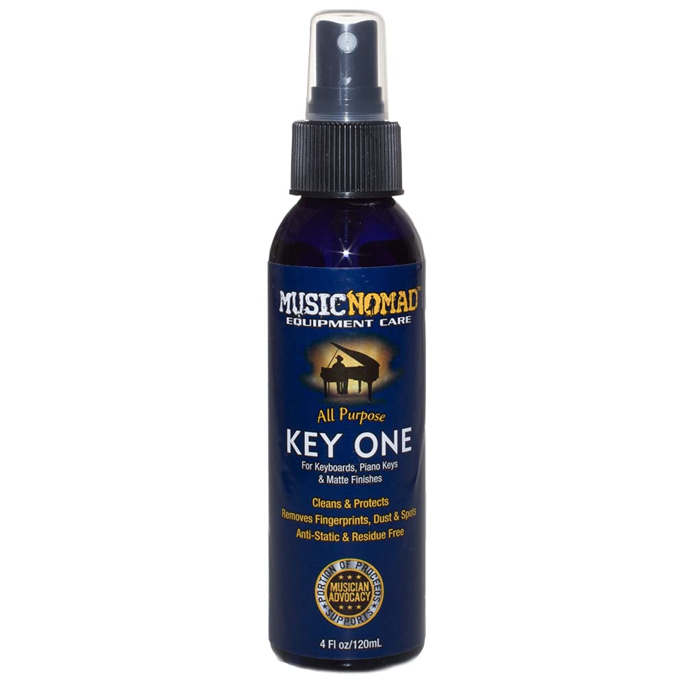 MusicNomad MN132 Complete Piano Cleaning and Polishing Care Kit for Gloss Pianos , 1
