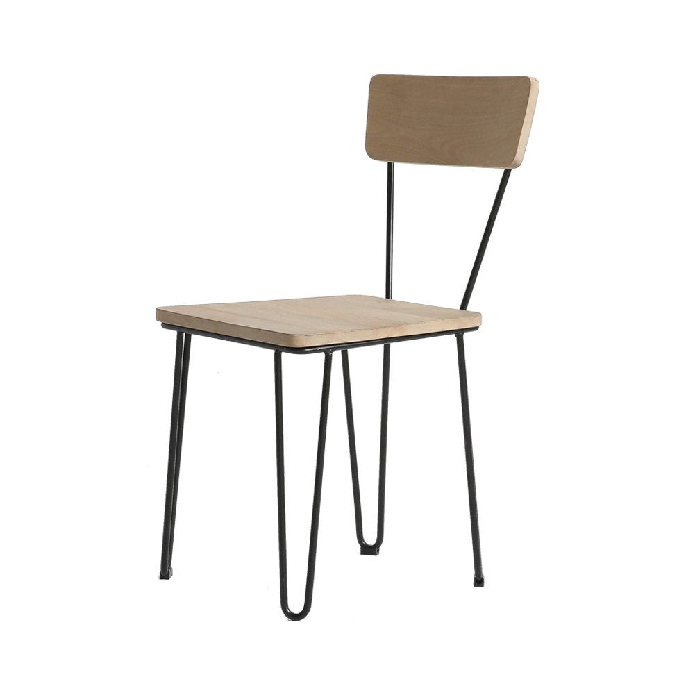 MSOBAIW Hairpin Legs 18 Inch Set of 4, DIY Metal Table Furniture Legs Ideal for Dining Table, Desk, 3/8 Inch Diameter Mid Century Modern Style (18", Black)