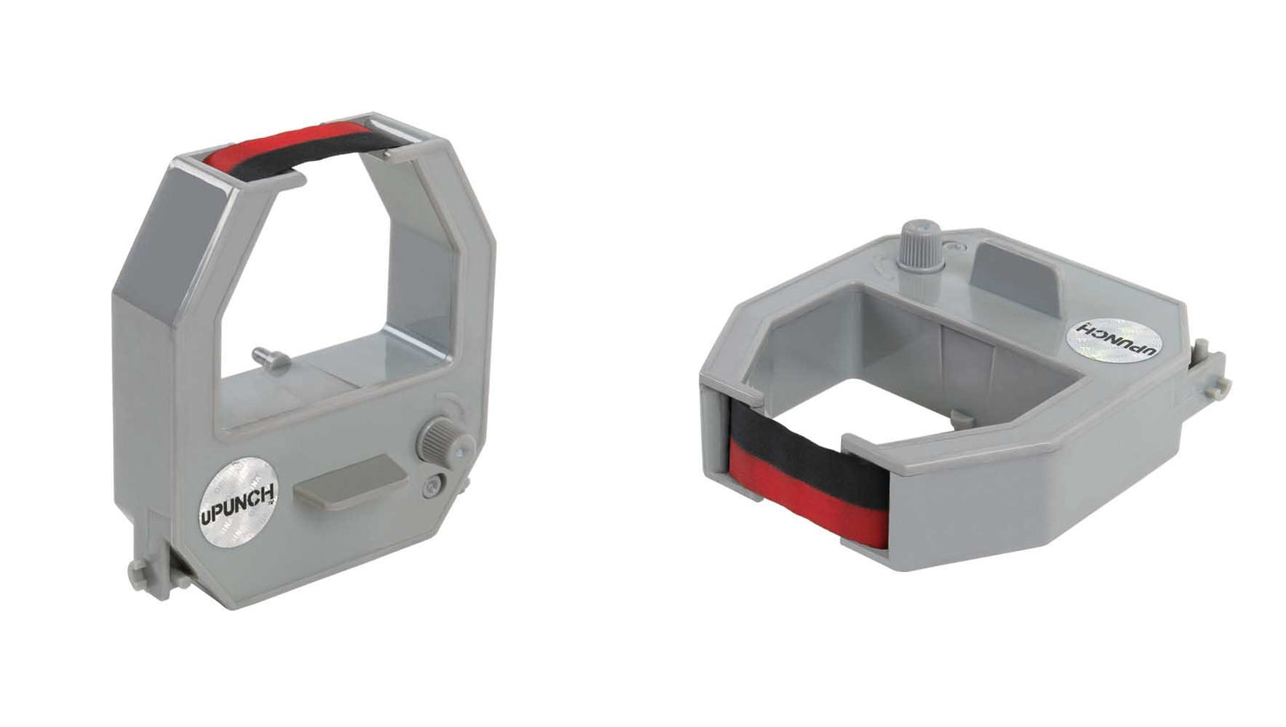 uPunch 2 Pack Ribbon/200 Card Combo for Gray HN4000 AutoAlign Calculating Time Clocks (HNRL2TCL2200)