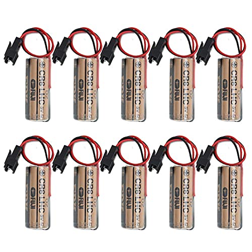 SHENYANG 10-Pack for Fuji FDK CR8.LHC 17450 3V Battery Memory Backup Power Source Meter Battery