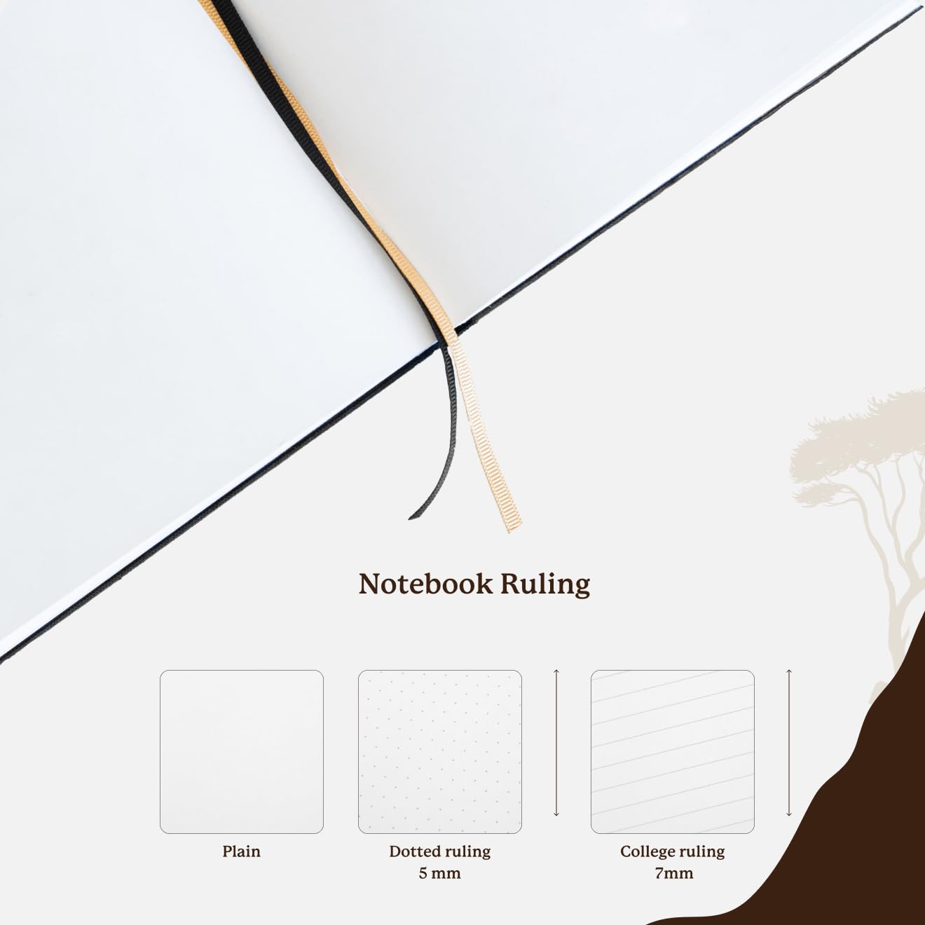 Dingbats* - Pro B5 Large Lined Notebook - Black Textile Cover, Thread-Bound Journal - for Work, Travel - Pocket, Elastic Closure, Pen Holder, Bookmark