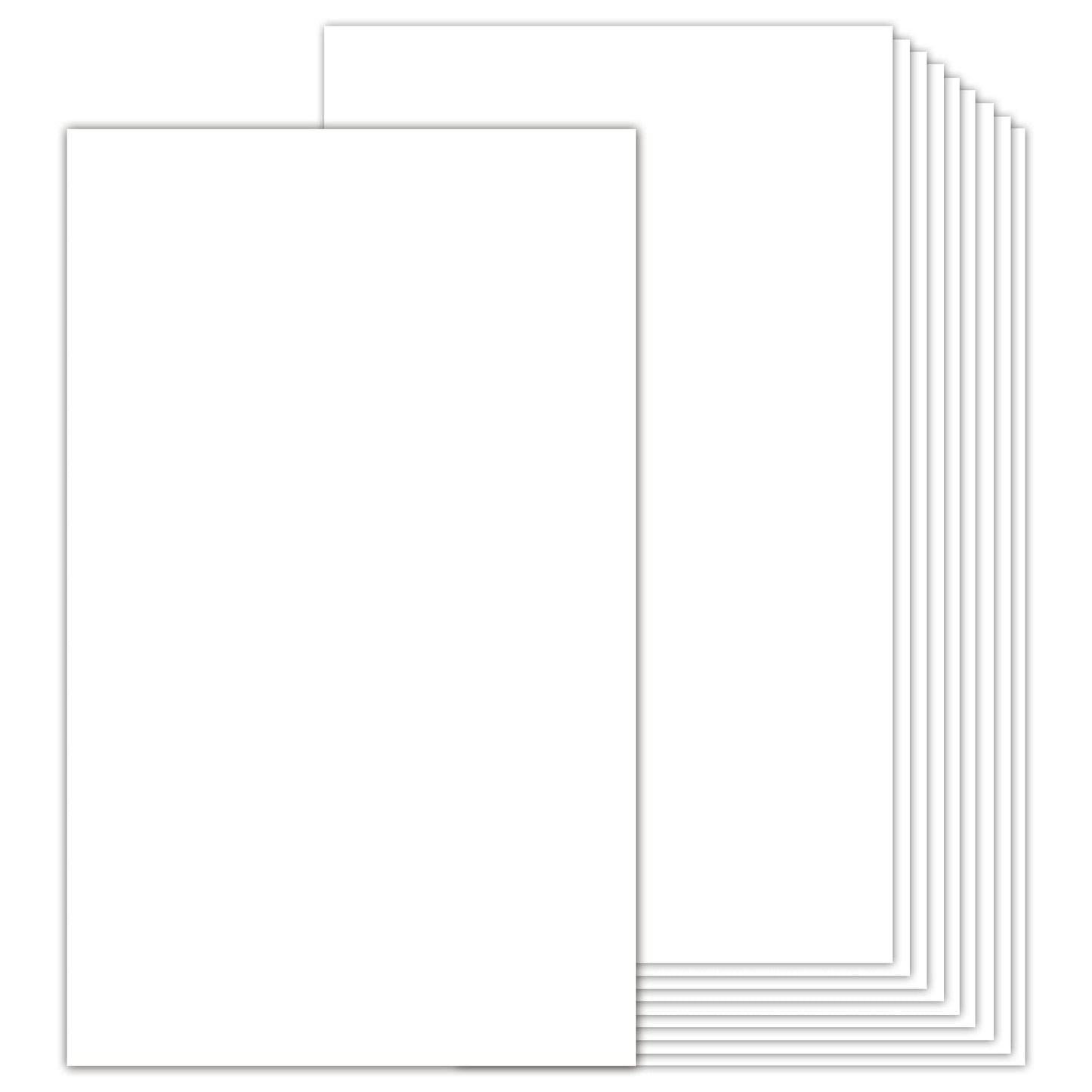 White Blank Cover Stock 8.5x14 Thick Paper 100 Sheets, Goefun 80lb Heavyweight Legal Cardstock Printer Paper for Arts and Crafts, Brochures, Menus, Posters