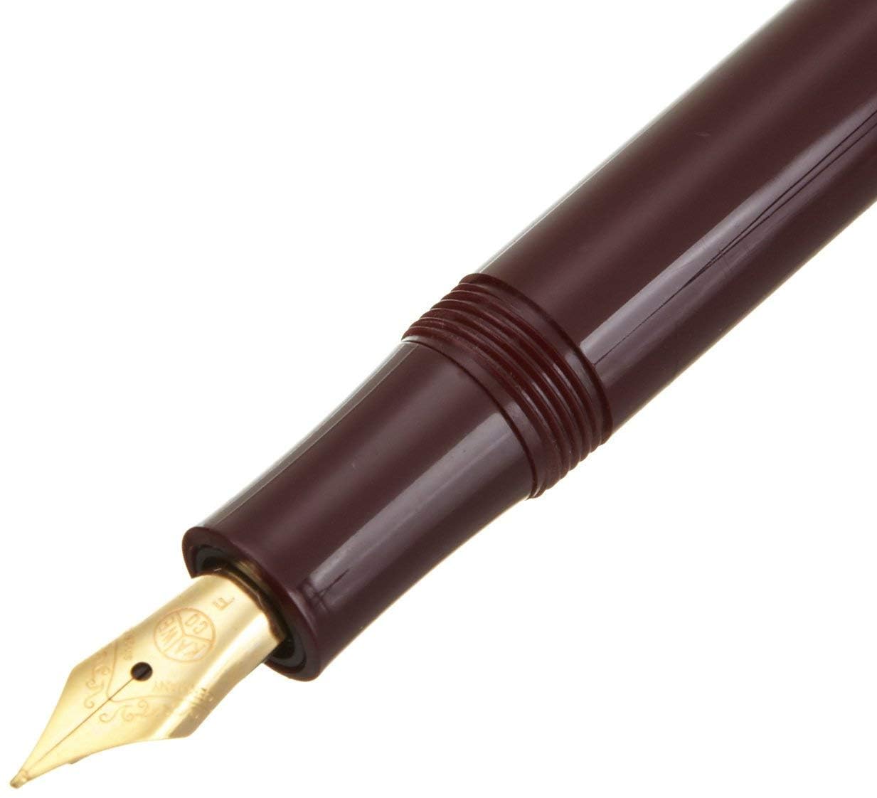 Kaweco Classic Sport Fine Nib Fountain Pen + Pack of 6 Blue Ink Cartridges Set (Burgundy)