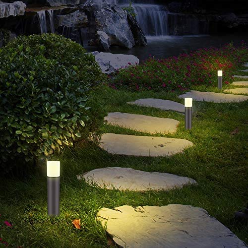 LNDXING Landscape Lights, 12V 3W Low Voltage Outdoor Landscape Lights Lighting, 4 Pack IP65 Waterproof 3000K Warm White Pathway Garden Yard Patio Lamp