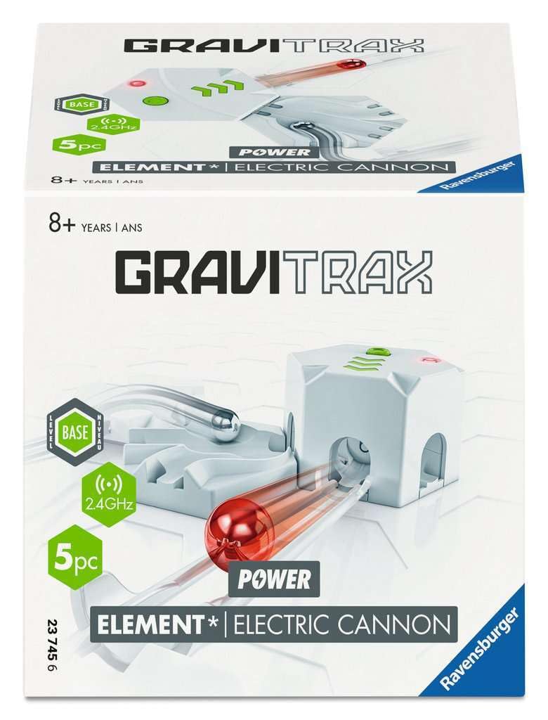 Ravensburger GraviTrax Power Element Electric Cannon | Marble Run Accessory | Expand Your Build | Boost Momentum | Ages 8+