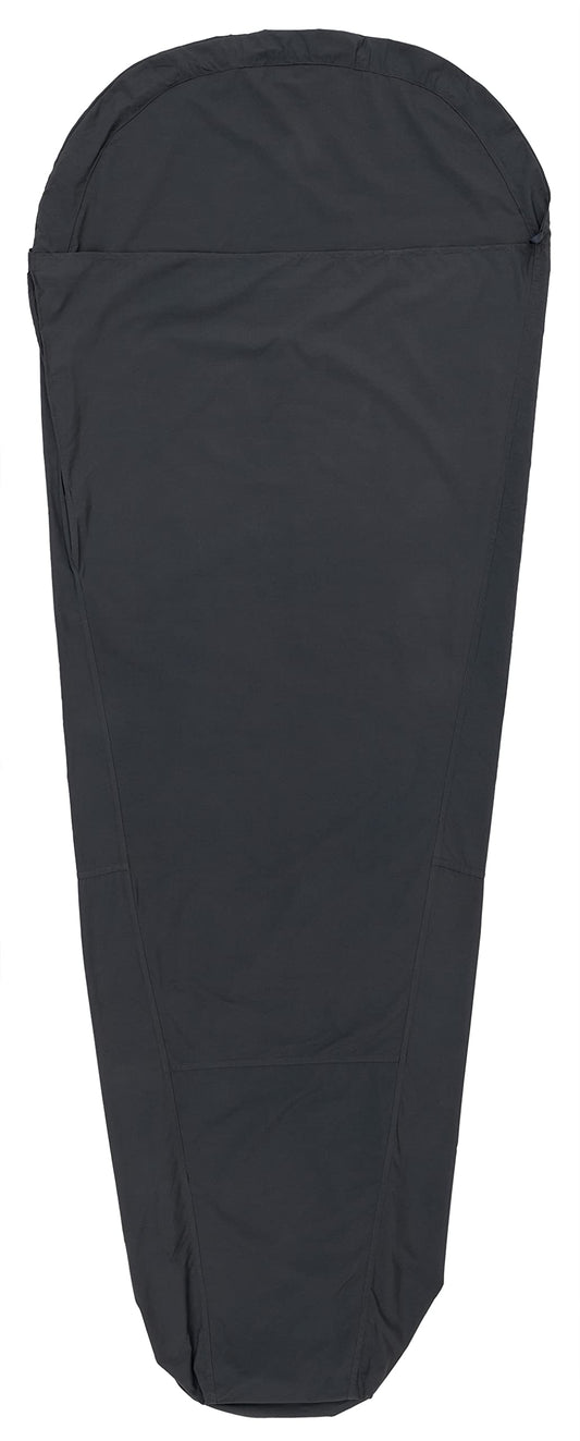 ALPS Mountaineering Poly Cotton Mummy Sleeping Bag Liner - Charcoal