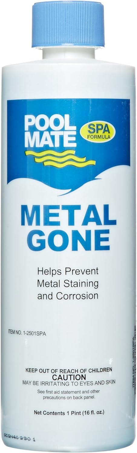 Pool Mate 1-2501SPA-02-A Metal Gone for Spa Hot Tub, 1-Pint, 2-Pack