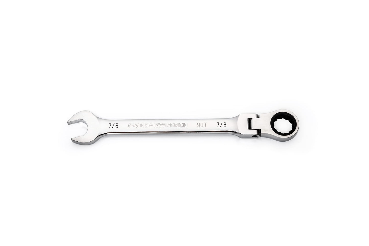 GEARWRENCH 7/8" 4 Degree Swing Arch 12 Point Flex Head Ratcheting Combination Wrench - 86751