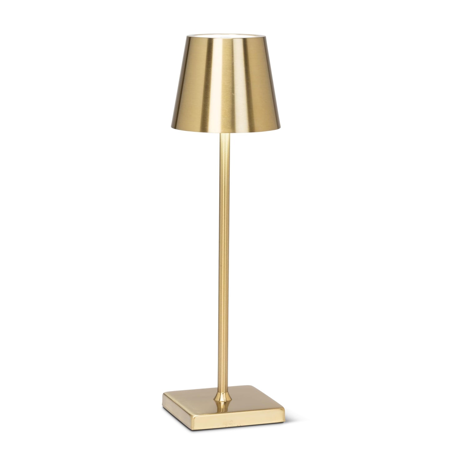 Abbott Collection Gold Classic Shade LED Table Light/Lamp - 15" H - 27-TRILITE-030-GOLD
