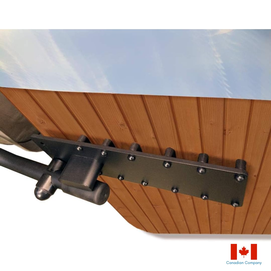 ABC Spa Aluminum Bracket Hot Tub Lifter Buddy Spa Cover Lifter – 12" Maximum Corner Radius, for Tubs up to 96" Wide, Swim Spa Lifter