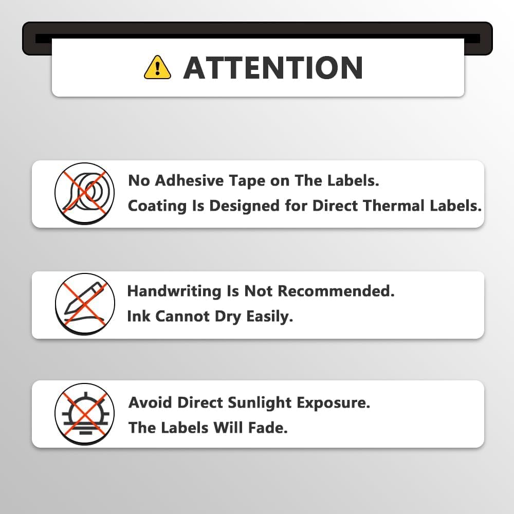 BETCKEY - Compatible DYMO 30323 (2-1/8" x 4") Shipping/Name Badge Labels, Compatible with DYMO Labelwriter 450, 4XL, NOT Fit 550 & 5XL [6 Rolls/1440 Labels]