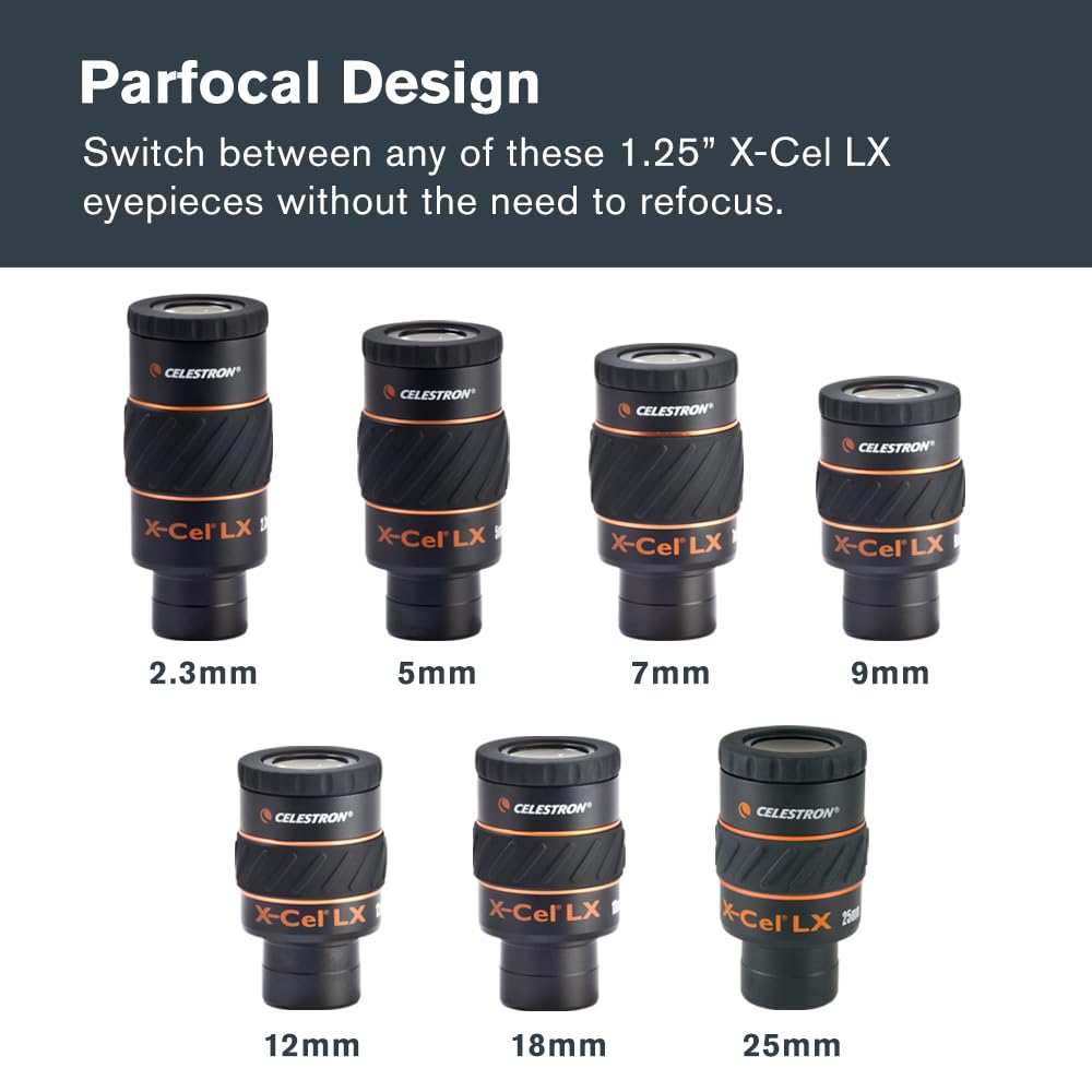 Celestron X-Cel LX Series Eyepiece-1.25 2.3mm 93420