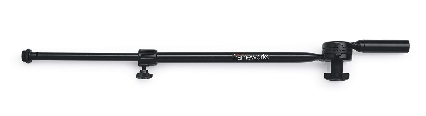 Gator Frameworks Adjustable Angled Mini Interlocking Design 16 Inch Boom Arm (GFW-MIC-MINIBM16)
