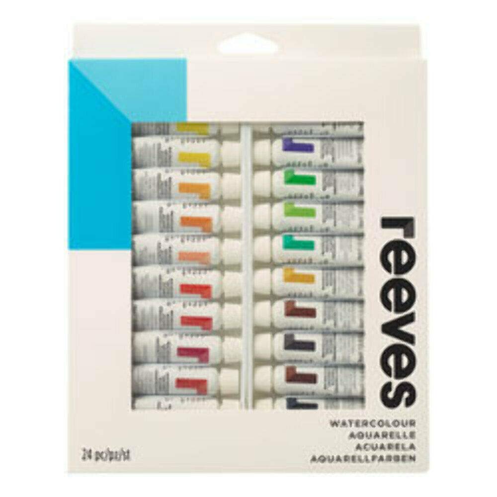 Reeves Watercolour Paint-10ml, Set of 24
