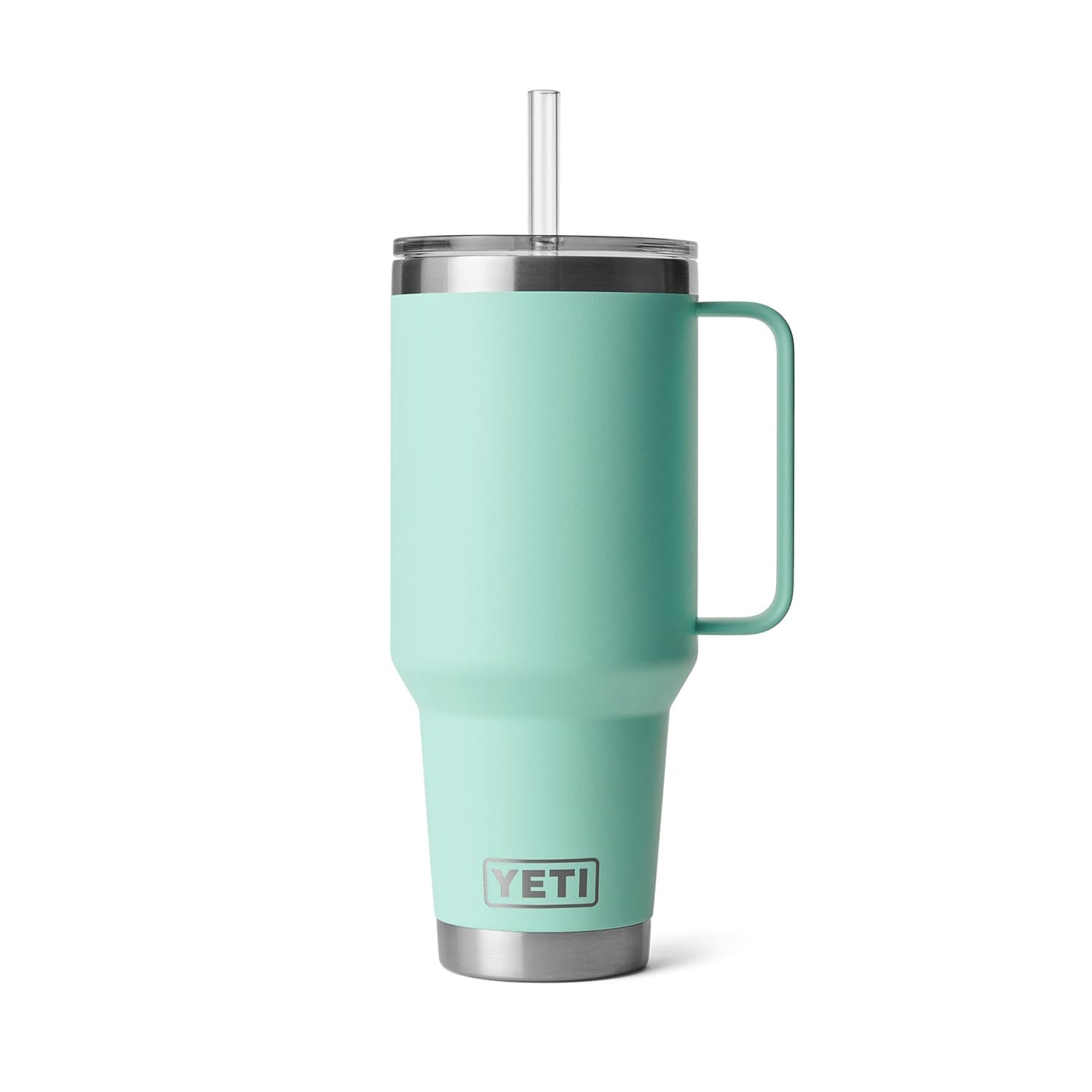 YETI Rambler 42 oz Straw Mug, Vacuum Insulated, Stainless Steel, Seafoam