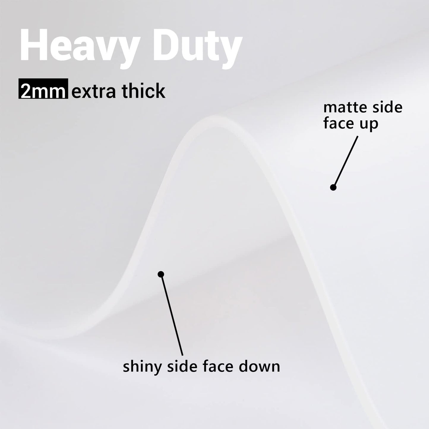 Ewen Extra Large Silicone Mat - 39.4X23.5 Inches 2MM Thick Heat Resistant Placemats, Silicone Mats for Kitchen Counter, Protector Mat for Air Fryer, Coffee Maker, Glass Top Stove, Translucent