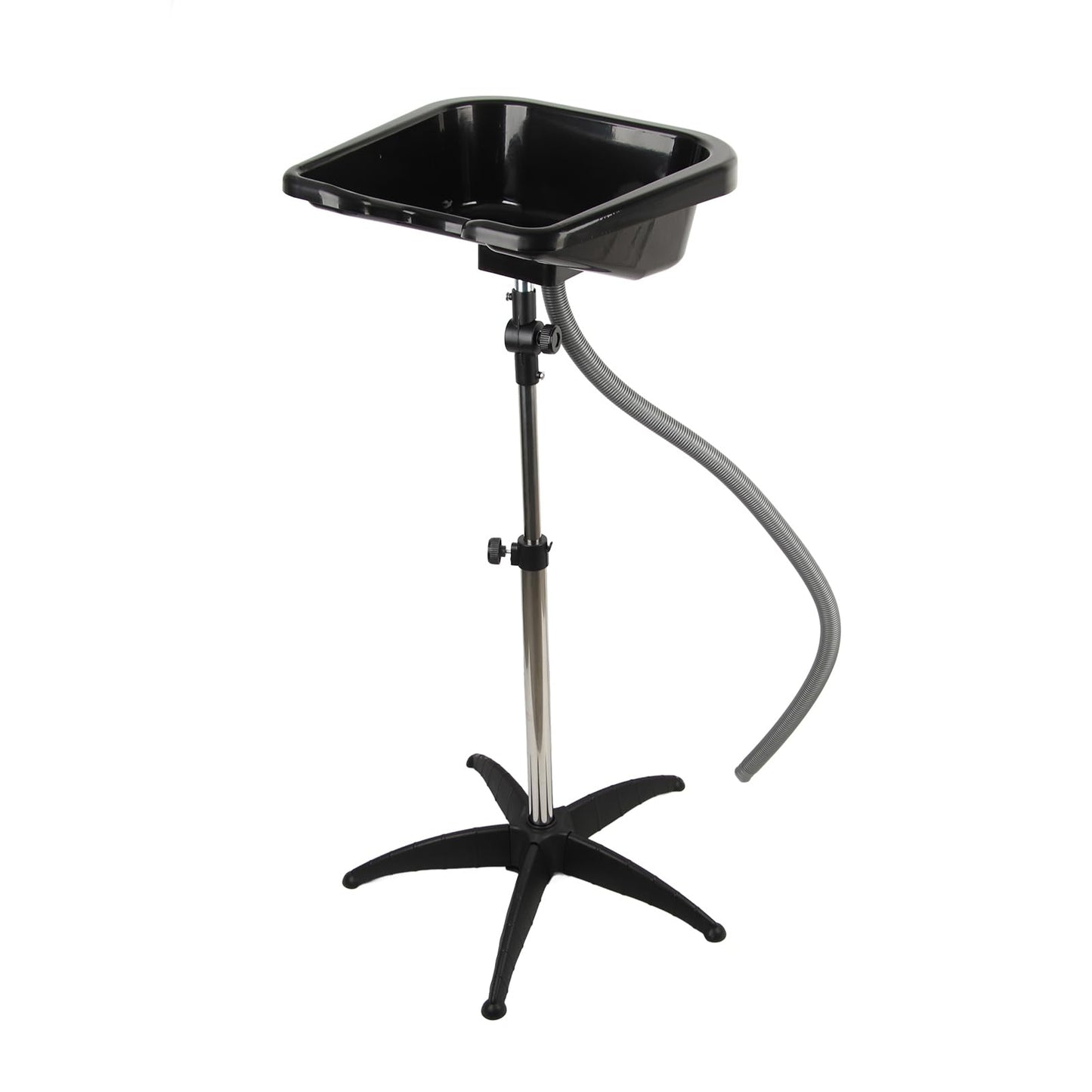 Wash Basin Plastic Shampoo Sink Salon Hairdressing Washing Portable Hair Treatment Barber Tools Height Adjustable with Drain Hose