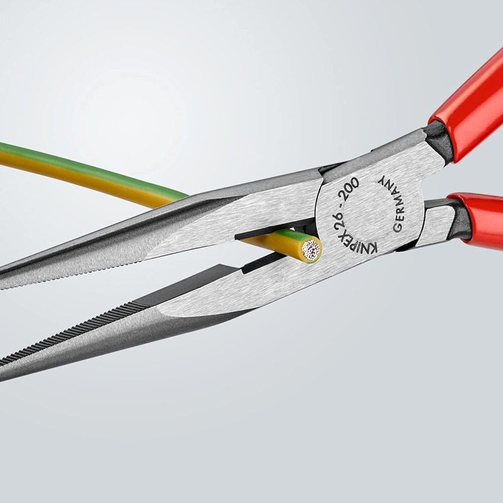 Knipex 2611200SBA 8-Inch Long Nose Pliers with Cutter