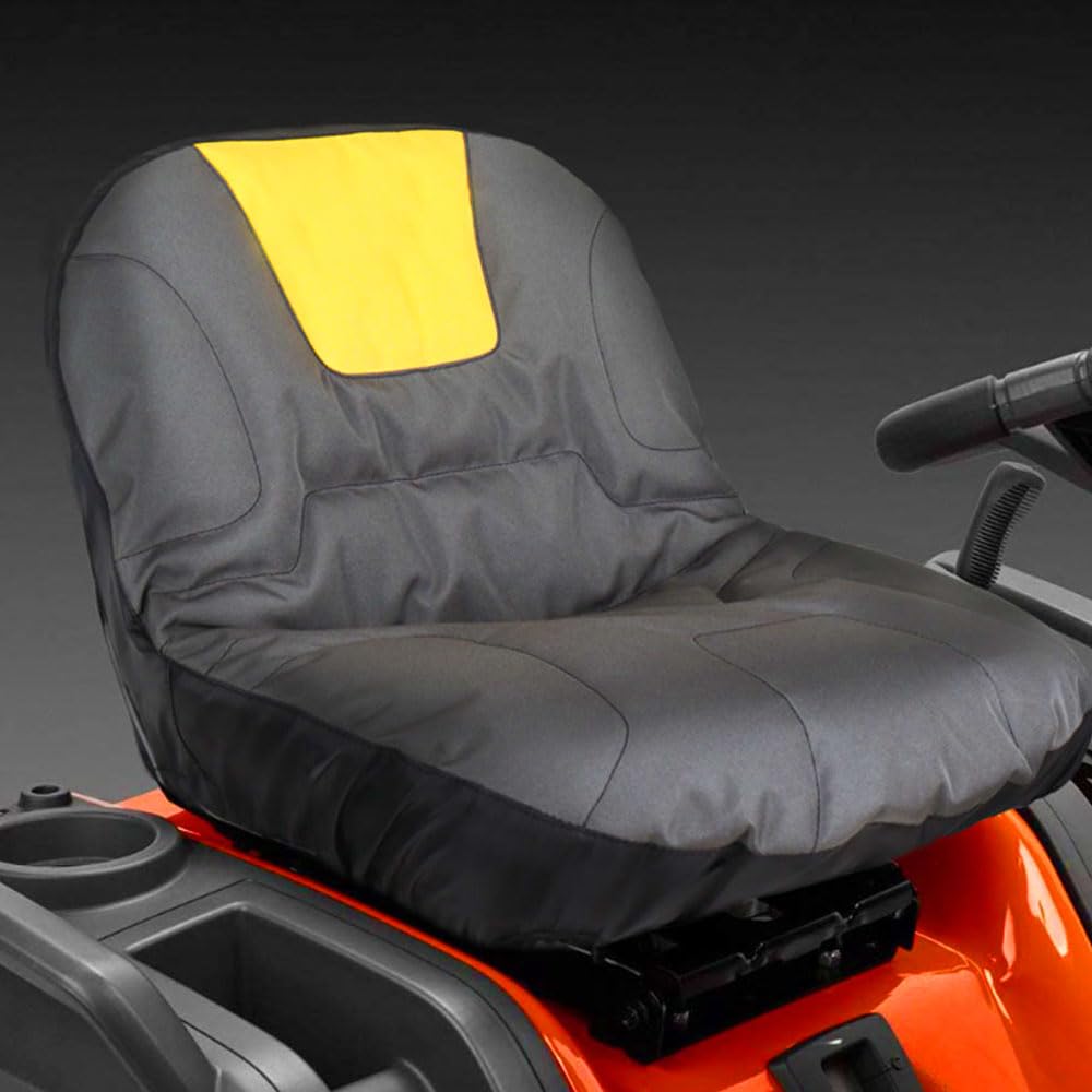 Riding Mower Seat Cover Compatible with Husqvarna,Cub Cadet,John Deere,Craftsman,Kubota,Lawn Tractor Seat Cover(Medium)