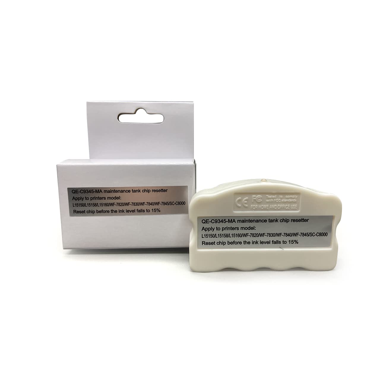 C9345 Maintenance Tank Chip Resetter for Printer ET-5800 16600 L15150 15160 WF7820 ST-C8000 L8168 L8188 white