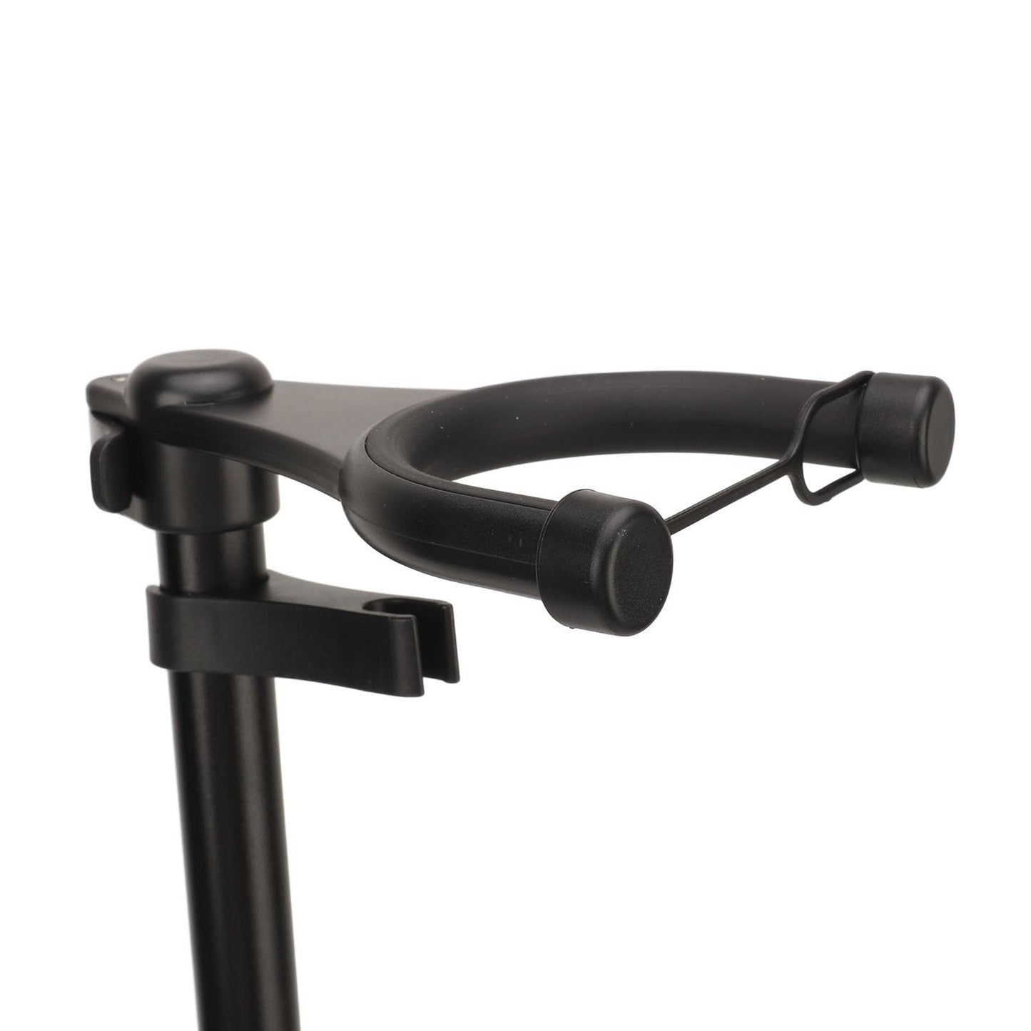 Violin Stand, Adjustable Height Violin Stand with Bow Holder, Aluminum Alloy Instrument Stand Ukulele Stand with Lock Buckle on the Top for Ukulele, Violin, Guitar