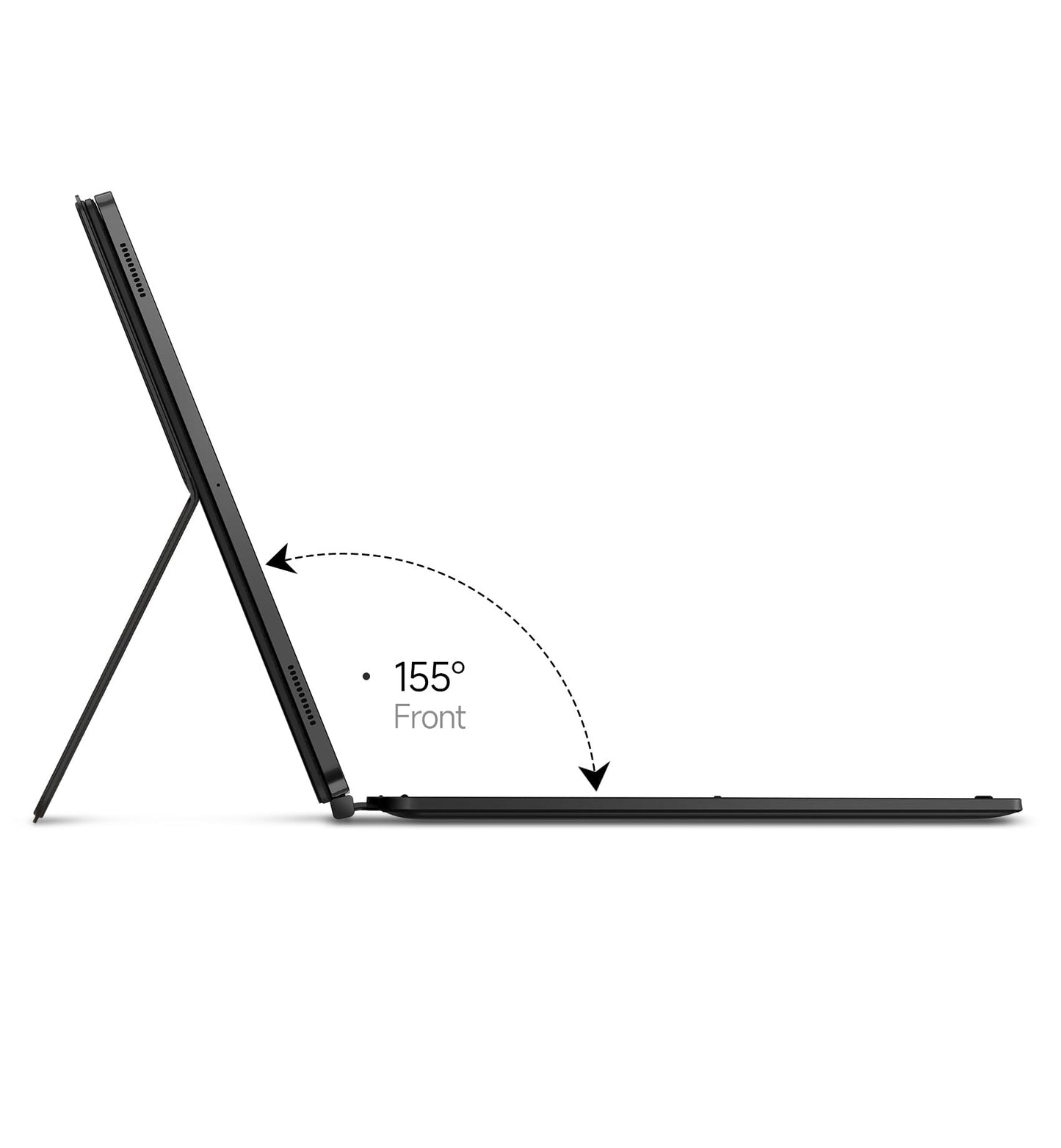 Dexnor for Samsung Galaxy Tab S8 Ultra Case with Keyboard 14.6 Inches Magnetic Detachable Book Cover Style Keyboard Multi-Touch Trackpad Wireless Keyboard Case Backlit S Pen Holder - Black