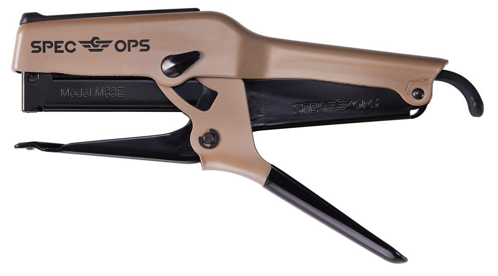Spec Ops Tools Elite Duty Packaging Plier Stapler, 7/16 Crown, 1/4" - 3/8" Leg Length Staples