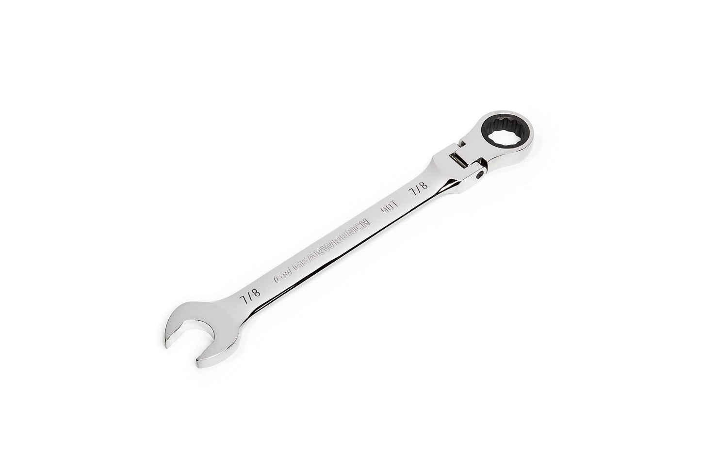GEARWRENCH 7/8" 4 Degree Swing Arch 12 Point Flex Head Ratcheting Combination Wrench - 86751