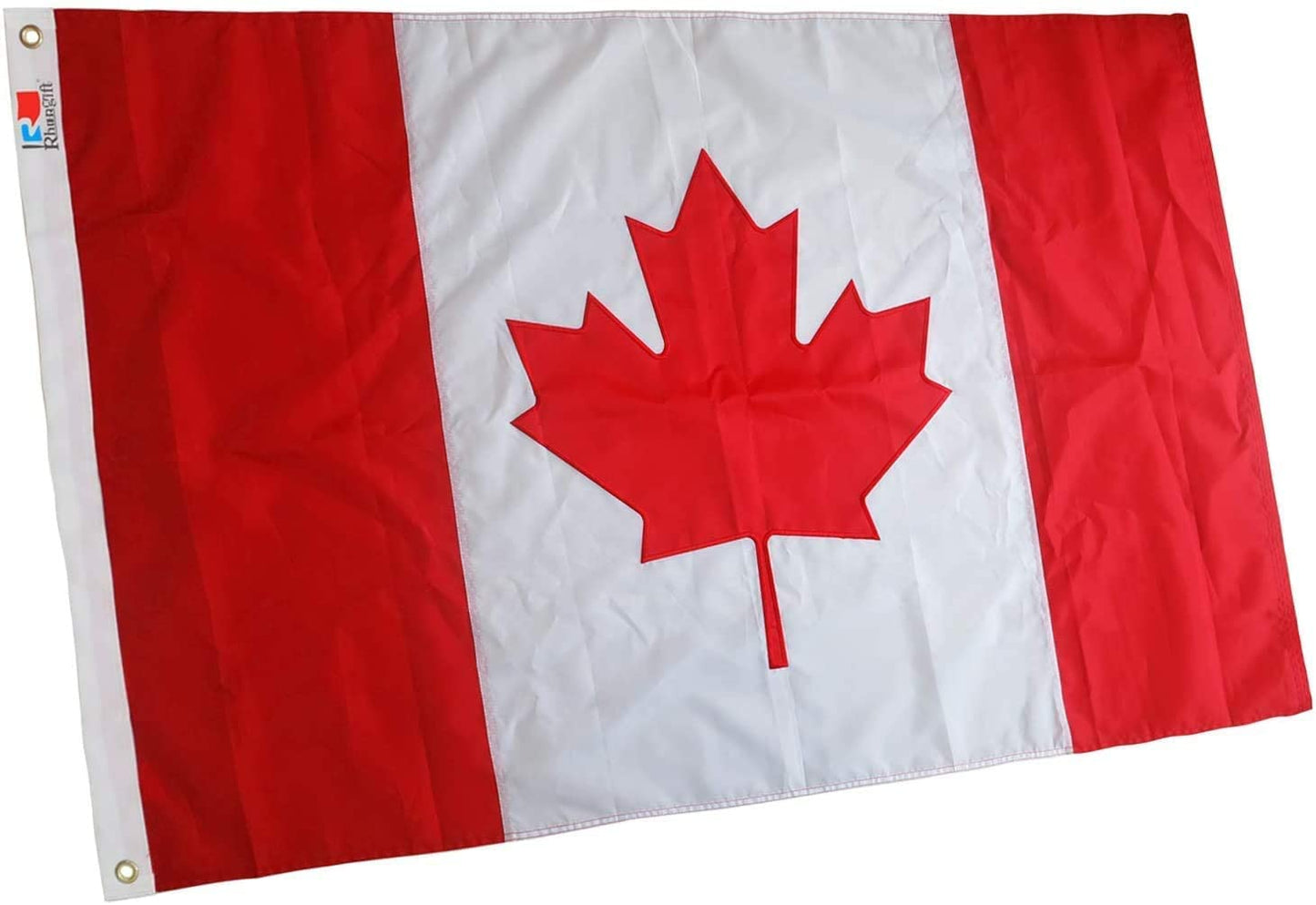 Premium 3X6 Ft Canada Flag Outdoor, Official Proportion1:2|36X72inch |Embroidered Maple Leaf Longest Lasting Oxford Nylon 210D- Canadian Flags, Quadruple Stitched Fly Ends Heavy Ca Flags…