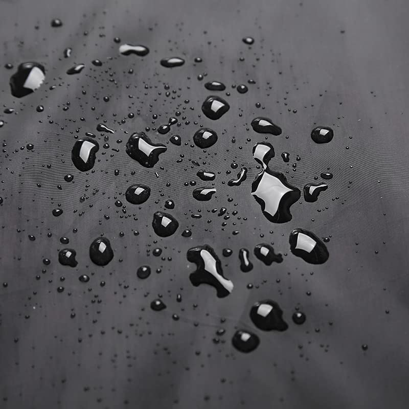 BSFHH Black Professional Nylon Waterproof Hair Cutting Cape With Snap Closure, 59" x 47" Hairdressing Cape for Haircut, Coloring, Makeup, Styling (5 Pack)