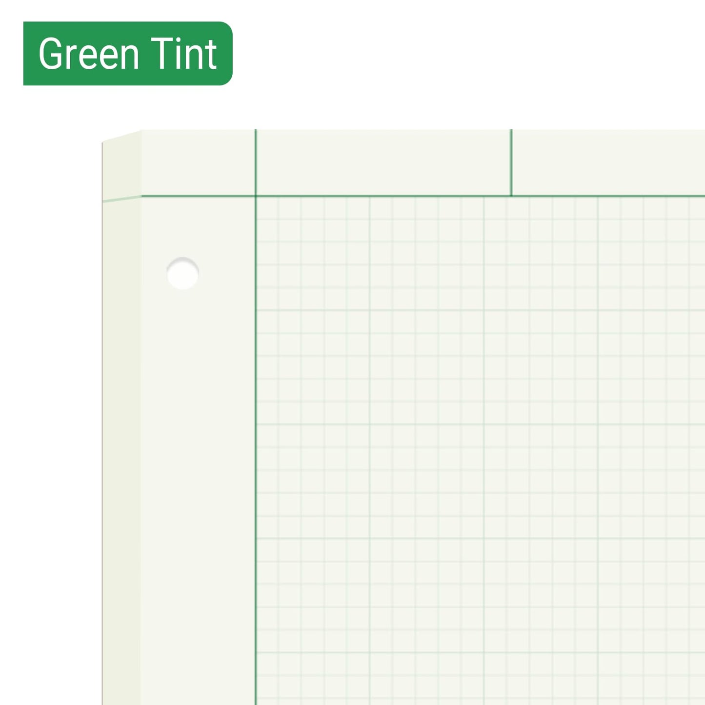 suituts 6 Pads Engineering Paper Notebook, Engineering Computation Pad, 8.5X11 Inch Engineering Graph Paper,3-Hole Punched, 5X5 Ruling, Total 600 Sheets (Per Pad 100 Sheets)