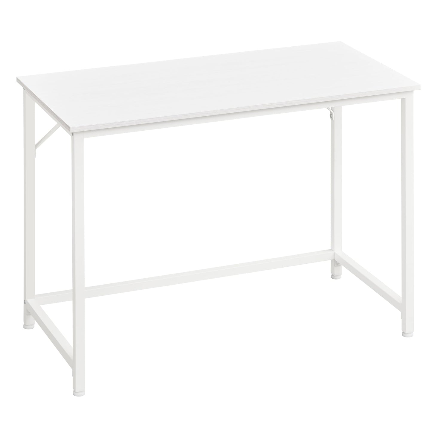 VASAGLE Computer Desk, Office Work Desk, 19.7 x 39.4 x 29.9 Inches, for Study, Bedroom, Home Office, Living Room, Maple White and Cloud White ULWD041W44